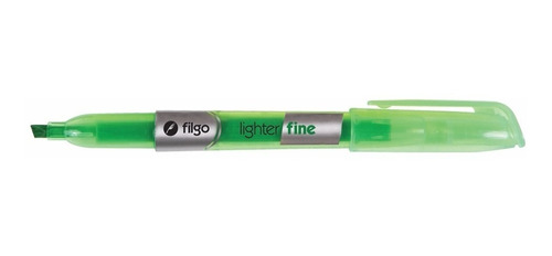Resaltador Filgo Lighter Fine Fino Neón Verde X Unidad