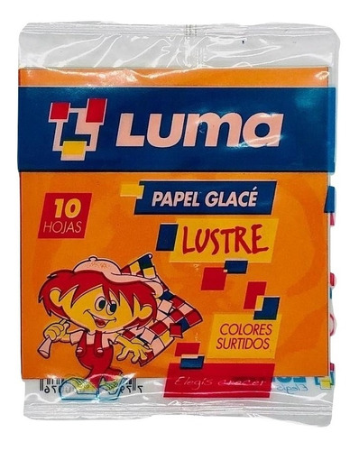 Papel Glacé Lustre 10x10 Cm 200 Paquetes X 10 Papelitos C/u