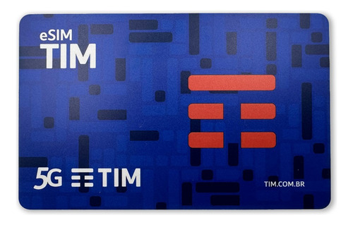 Esim Chip Virtual Tim 5g Ddd 11 Ao 19 Qr Code