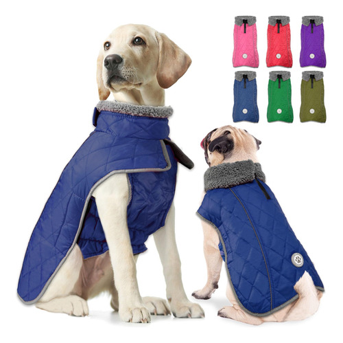 Chaleco Reflectante Impermeable Para Perros De Invierno.