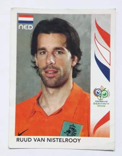 * Mundial 2006. Rud Van Nistelrooy. Holanda. Panini Nº 241. 