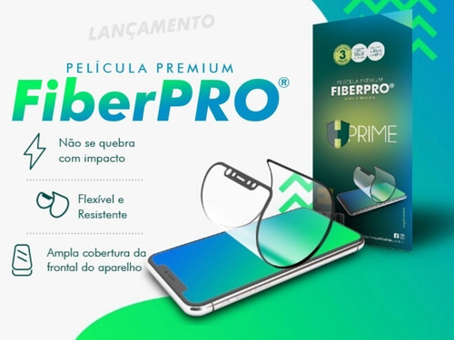 Imagem 3 de 5 de Pelicula Hprime Fiberpro 9h P/ iPhone 12 E 12 Pro 6.1 Pol