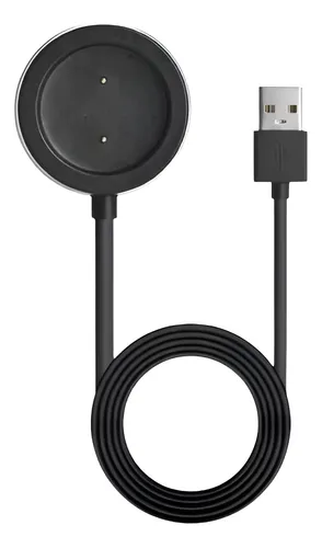 Cable Cargador Para Amazfit Gtr/gts/t-rex Dist De Pines 10mm Negro
