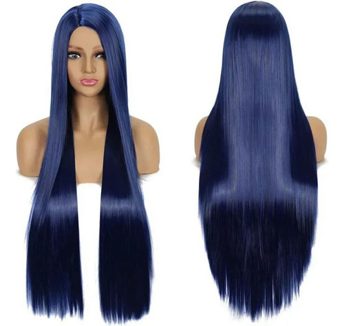 Peluca De Pelo Largo For Hombre Y Mujer, For Disfraces De