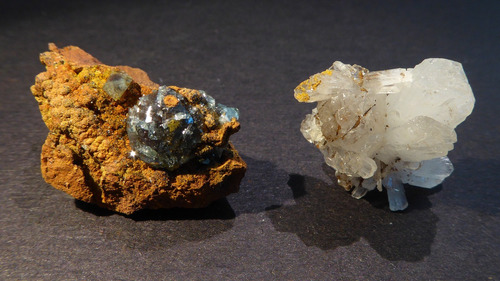 Mx172 - Mineral - Colección - Adamita & Hemimorf. - Durango