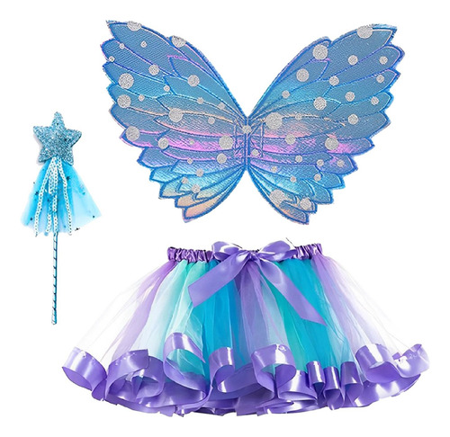 2 Conjunto De Disfraz De Hada Para Niñas, De Hadas Y