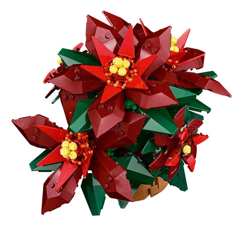 Lego Icons Botanical Flor De Pascua 10370 - 608pzs / Diverti
