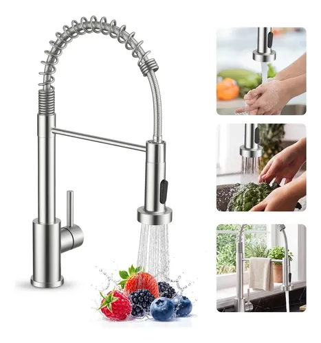 Torneira Cozinha Monocomando Parede Ou Bancada Extensivel - R$ 96,76