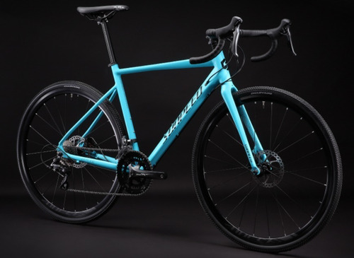 Imagen 5 de 5 de Bicicleta Sunpeed Kepler Gravel 2x8 / Talle M Celeste