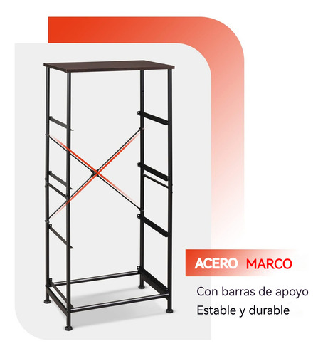 Cómoda Cajonera Moderno De Estilo Sencillo Con Cuatro Cajone Marrón