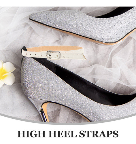 2 Pares De Correas Ajustables Para Zapatos De Tacón Alto Par