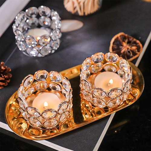 10pcs Porta Velas Cristal Colgantes Para Candelabros