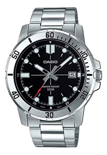 Reloj Casio Hombre Malla De Acero Mtp-vd01d-1bv Febo