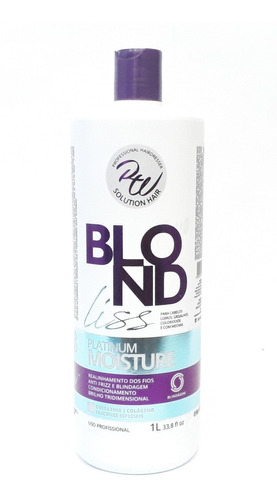 Escova Rw Blond Liss Raphael Werneck 1000ml + Brinde