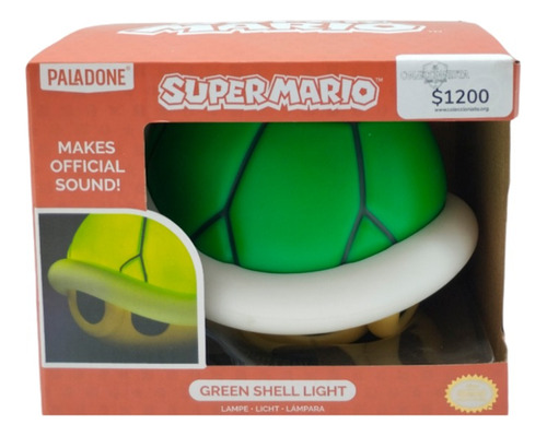 Green Shell Lámpara Con Sonido Super Mario Paladone Nintendo