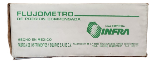 Flujometro Infra Para Oxígeno