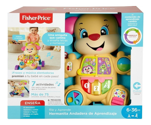 Fisher Price Ríe Y Aprende Hermanita Andadera De Aprendizaje