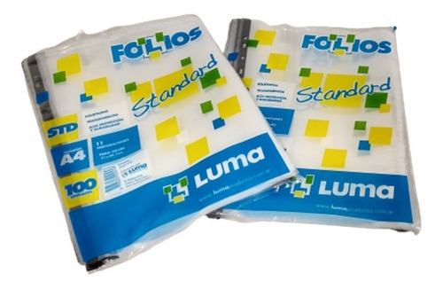 Folios Folio A4 Pack 400 Unidades Industria Nacional 40micro