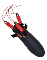 Comprar Set X 3 Cuchillos Tácticos Lanzadores Rojo Kunai C\u002F Funda