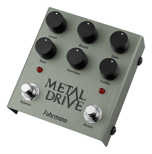 Pedal De Efeito Para Guitarra Metal Drive Fuhrmann Cor Chumbo