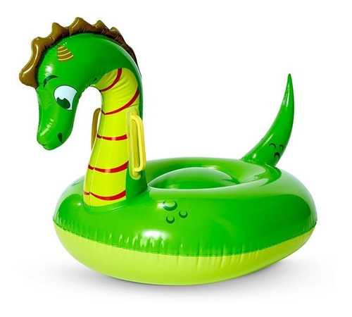 Flotador Inflable Dragón Verde Infantil Para Piscina80x50x50