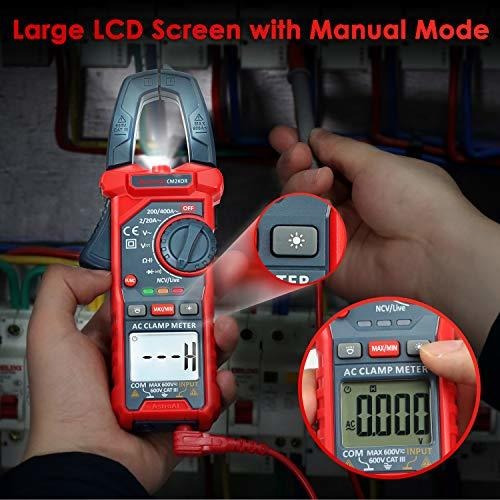 Digital Clamp Meter Multimetro 2000 Conteo Amp Voltaje