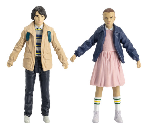 Figuras De Acción 3 Pulgadas Once Y Mike Wheeler Con Cómic
