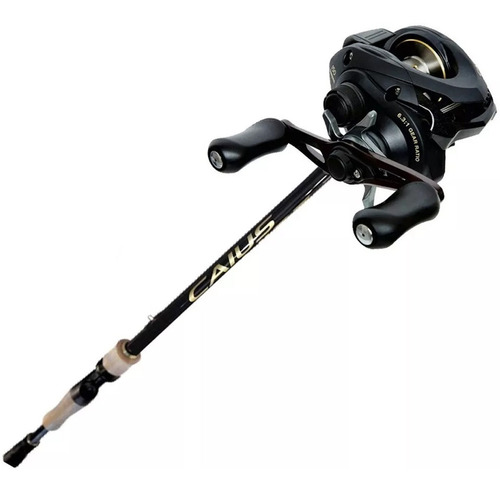 Set De Pesca Shimano Caius Caña 2.10mts + Reel Rotativo