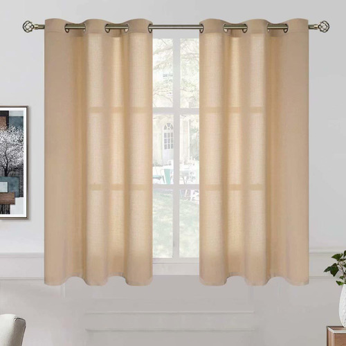 Bgment Cortinas Semitransparentes Con Aspecto De Lino, Para