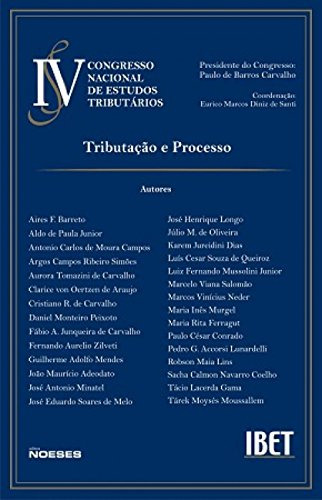 Libro Tributação E Processo Vol 4 Coleção Congresso Nacional