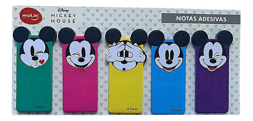 Bloco De Notas Adesivas Marcador de Páginas Mickey Mouse Disney