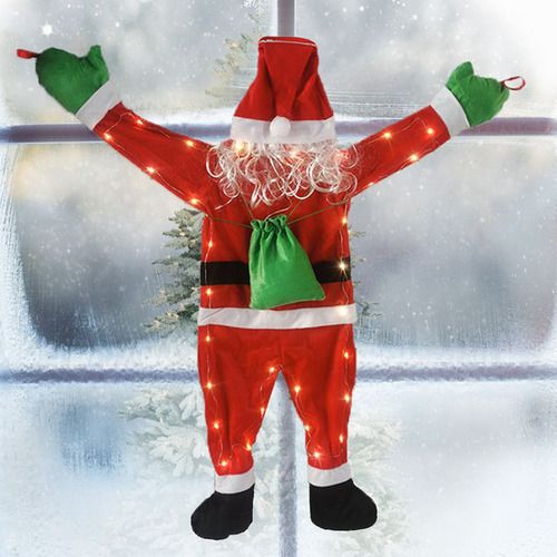 Decoración Colgante De Papá Noel, Adornos Navideños, Exterio