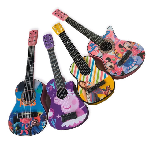Guitarras Para Niños Hasta 4 Años Series Animadas+forro