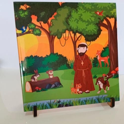 Azulejo Personalizado São Francisco De Assis 02 - Decoração