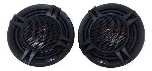 Parlantes Para Auto 6,5 Pulgadas 600w 4 Vías Maverick 10650 Color Negro