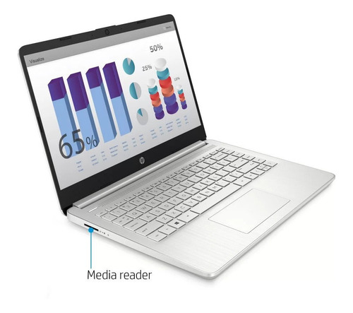 Imagen 2 de 5 de Laptop Hp 14-dq1059wm Intel Core I5-1035g1 8gb 256ssd M.2