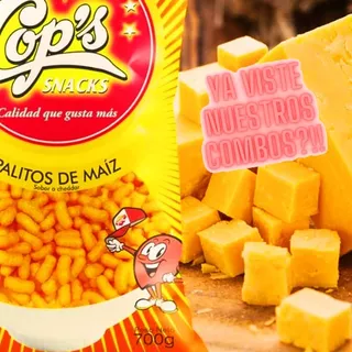 Chizitos / Chisitos / Chicitos De Chedar X 700gr Cop´s