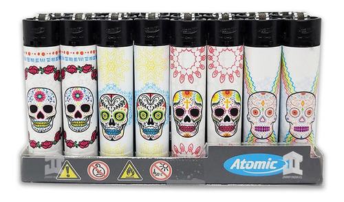 Encendedores Catrina 24 Und- Distribuidor Oficial Atomic