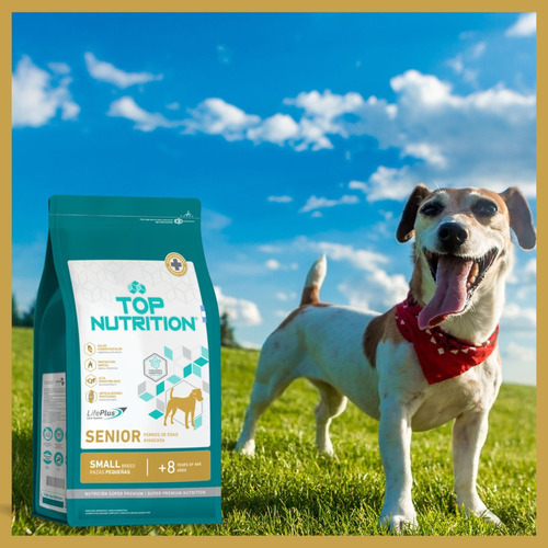 Alimento Top Nutrition Senior Pequeño 7,5kg Perro Small Adul