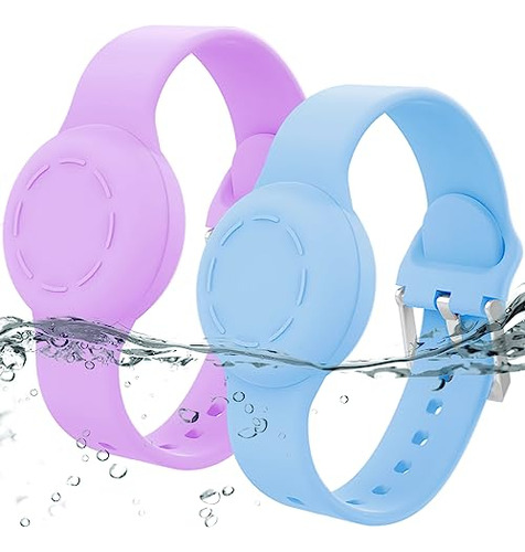 Pulsera Airtag Resistente Al Agua Para Niños, Banda De Silic