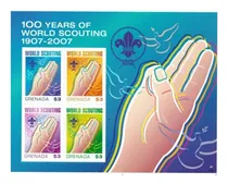 Comprar 2007 Aniv Movimiento Boy Scout- Grenada (bloque) Mint