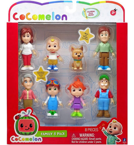 Cocomelon Paquete De Figuras Original Jazwares