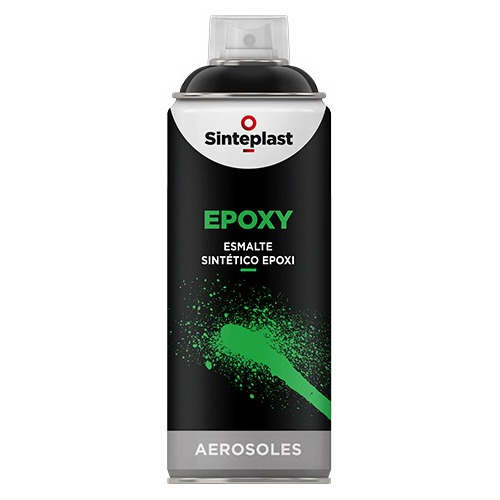 Pintura Epoxi En Aerosol Negro/blanco Sinteplast 440 Cc 