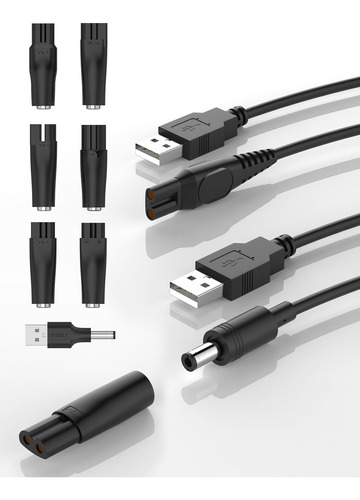 Cable De Alimentacion De 5 V, Cargador Usb De Repuesto, 7 Un