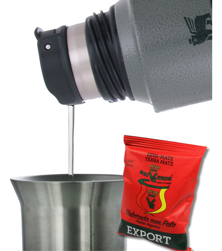 Kit Mate System *original* - Termo, Bombilla Resorte, Yerba