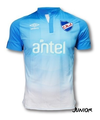 Camiseta Celeste 2016 Niño Nacional Umbro Con Sponsors