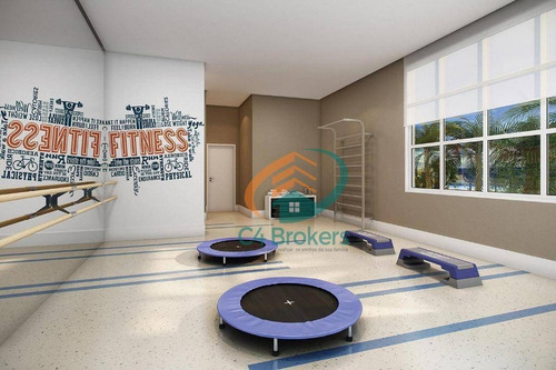 Imagem 13 de 21 de Apartamento 68.44m² 2dorm Na Região Do Maia Com Lazer Completo !! - Ap0164