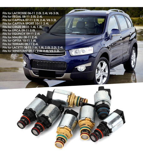 Juego De Solenoides De Transmisión Automática 6t40 De 7 Piez