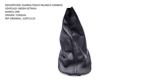 Guarda Polvo Palanca Cambios Skoda Octavia