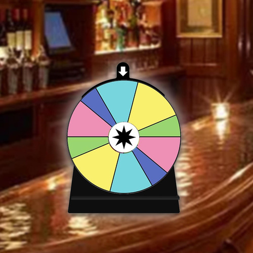 Rueda Giratoria De Colores, Juego De Beber 10 Ranuras